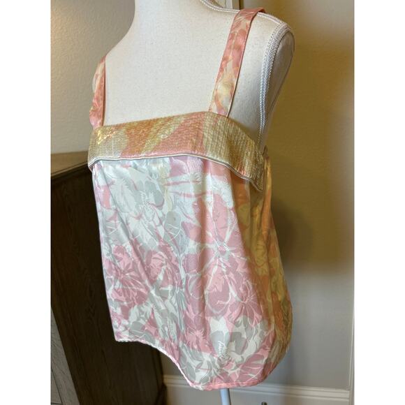 Lillie Rubin | Vintage Yellow/Pink Sequins Blazer & Cami (2 pcs) | 12 - Picture 17 of 17